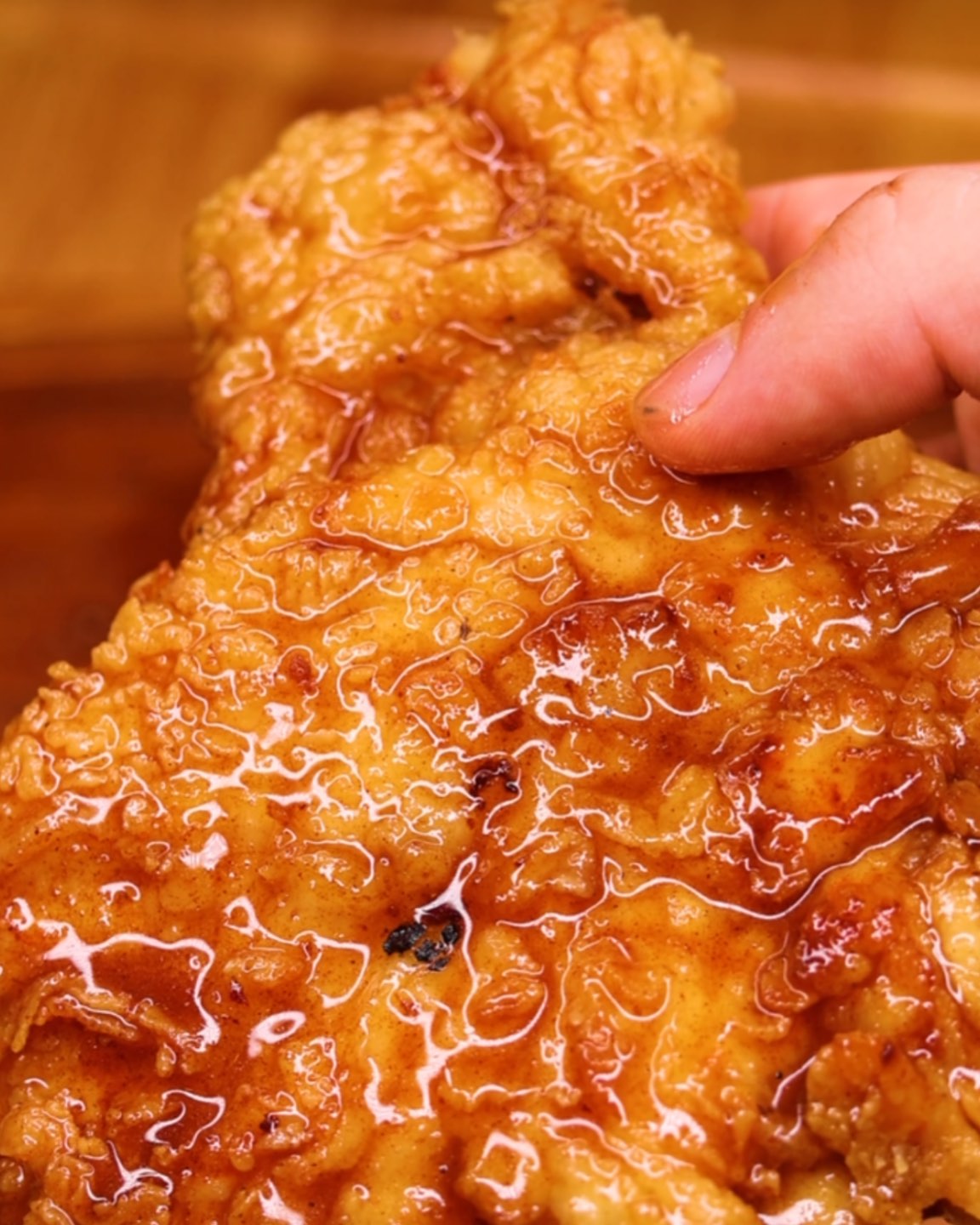 Pumpkin Spice Honey-Glazed Fried Chicken